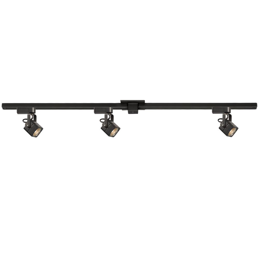 Three Light Halogen Track Kit - White